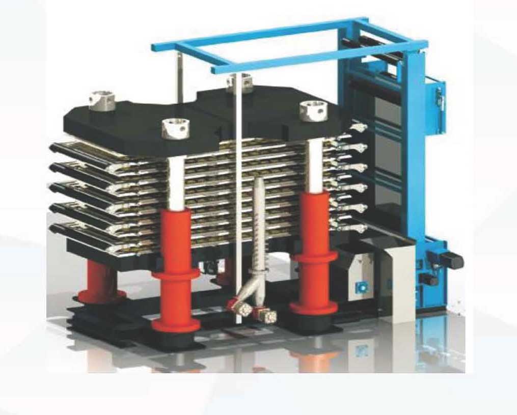 Fully automatic vertical filter press